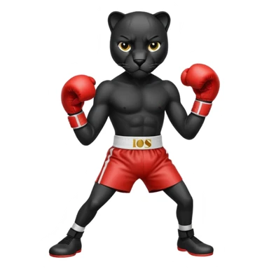 Panther boxer  sticker