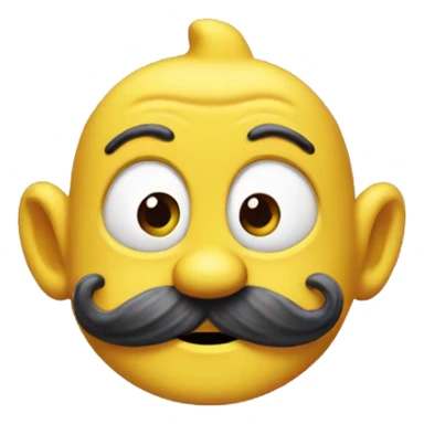 Teletubbies mustache sticker