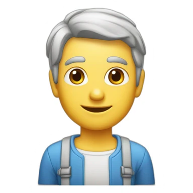 Botijo de cerámica con cara sticker