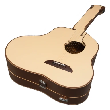closed guitar case sticker