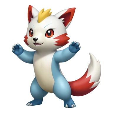 Shiny Oshawott-Zangoose-Hybrid (Full body) sticker