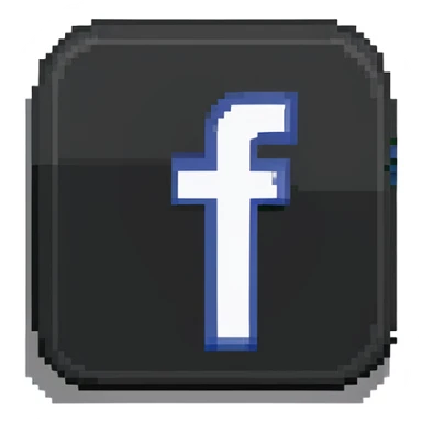 Meta Facebook logo sticker