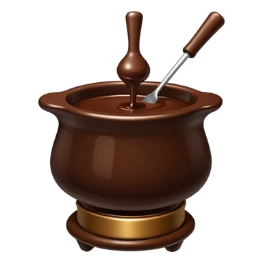 Chocolate fondue sticker