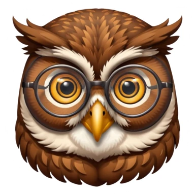 buho erudito  sticker