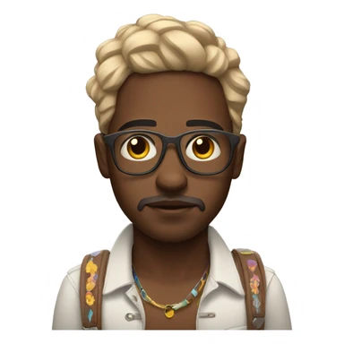 coachella attendee with serious study vibes sticker