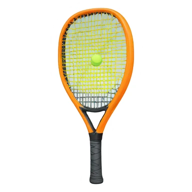 paddle tennis racket sticker