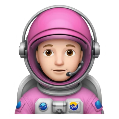  man Astronaut with Pink Visors sticker