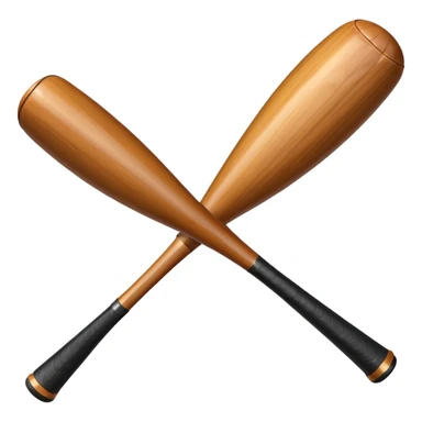 thick wooden baseball bat sticker