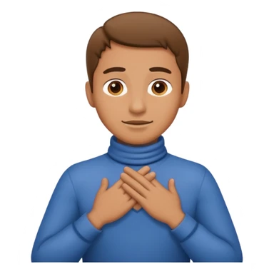 Man with hands around neck sticker