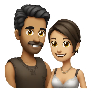 Gringo loves short Brazilian brunette  sticker