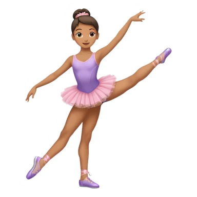 Ballerina (arabesque), street dancer. sticker