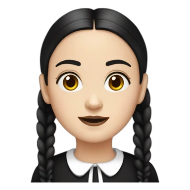 wednesday adams sticker