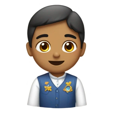 Una niña pequñay su papa sticker