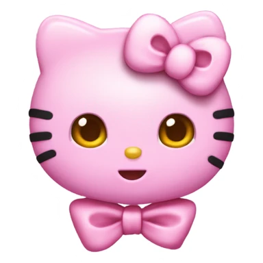 Hello Kitty mit schleife  sticker