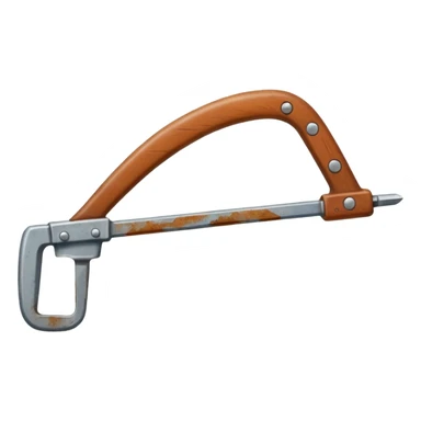 Undecided wood hacksaw sticker