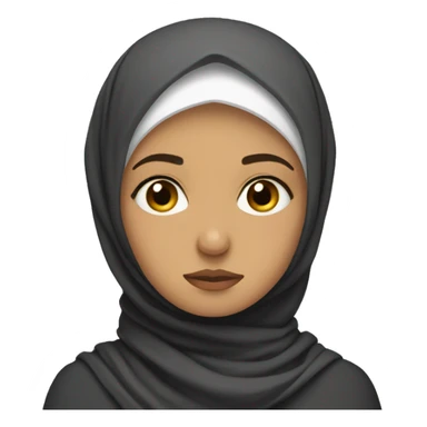 hijabi sad sticker