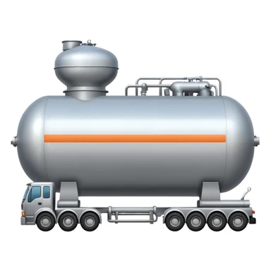 side view of a natural gas tanker sticker