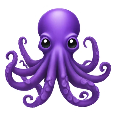 Purple kraken sticker
