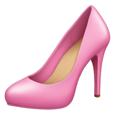 realistic pink heels sticker
