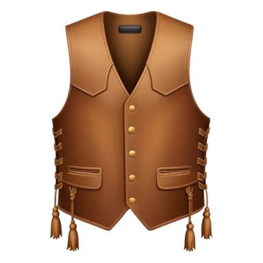 can you make a leather vest with tassles sticker