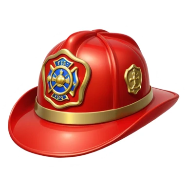 fireman hat sticker