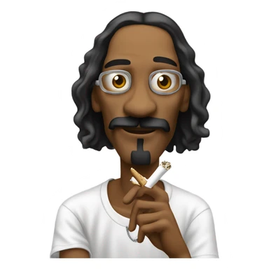 snoop dog smoking sticker