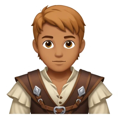 DnD character and his full outfit sticker