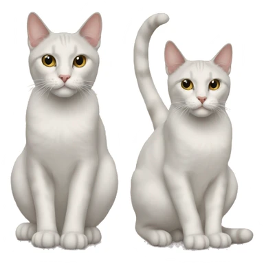 cat is have a 6 leg sticker