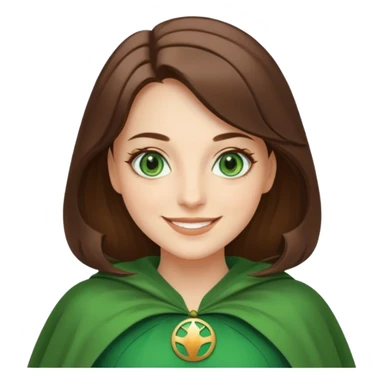 female hero for sustainability sticker