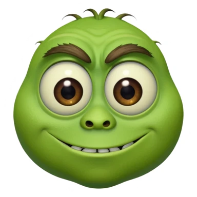 Mike Wazowski (one eye) from the Monsters Inc. Pixar movie sticker