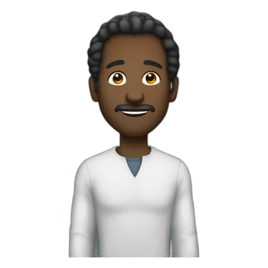 Black man big Jean-Luc Melanchon sticker