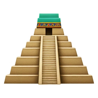 Pirámide maya sticker