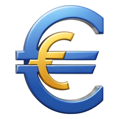 european bank with logo euro sticker