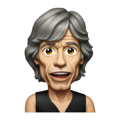 mick jagger sticker