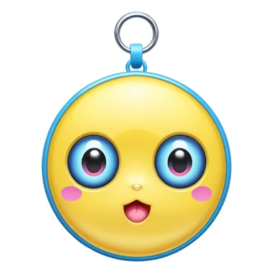 tamagotchi, kawaii, big eyes, playful, no text sticker