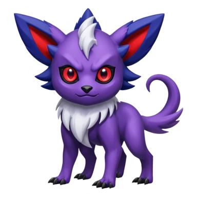 Sableye-Absol-Purloin-hybrid-fusion (full body) sticker