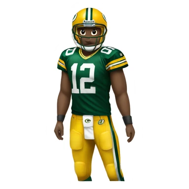 Green Bay packers jersey sticker
