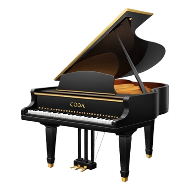coda piano sticker