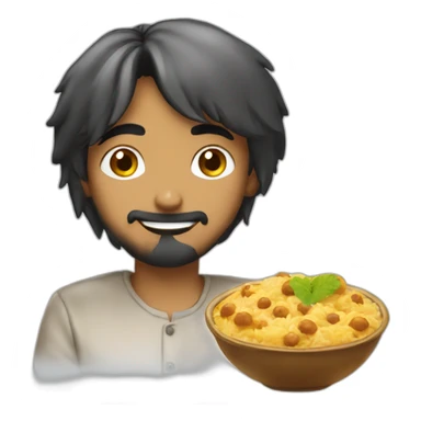 Single panipuri with ragda and paani sticker