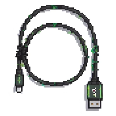 Charging cable frayed and sparking sticker