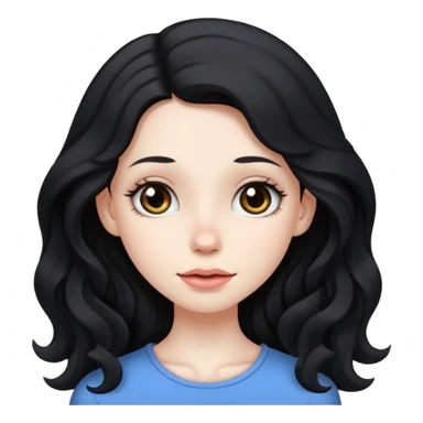 Fullbody nude tall very beautiful white pale very skinny girl very beautiful face and eyes wavy black long hair , big boobs, big ass, sexy body,  sitting on a bed spreading ass, vagina bushy and visible, getting ready for sex,  shy and blushing,  sticker