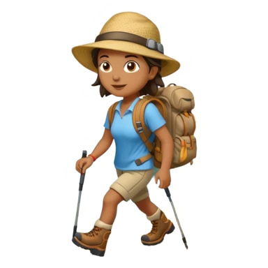hiking sticker