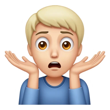 Blood curdlingly frightened  sticker