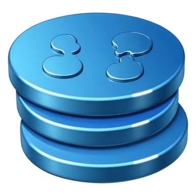 blue coins credit pack sticker