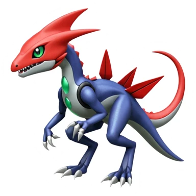 Meloetta-Scizor-Garchomp-Pokémon-Digimon-Fakémon-creature sticker