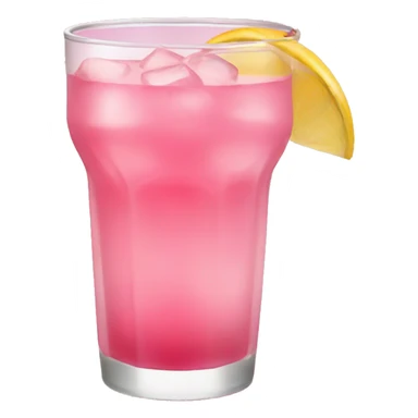 En rosa drink sticker