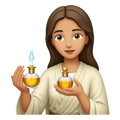 Biblical woman gifts perfume to Jesus sticker