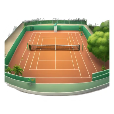 Tenis court en Santo Domingo  sticker