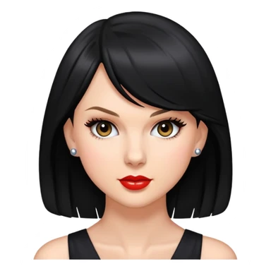 Taylor swift black sticker