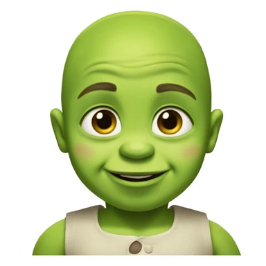 Baby shrek  sticker